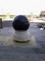 brown stone ball sphere globe,granite globe 4