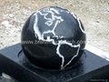 brown stone ball sphere globe,granite globe