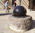 stone sphere water features,rock water feature,granite water feature