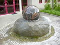 stone sphere water features,rock water feature,granite water feature