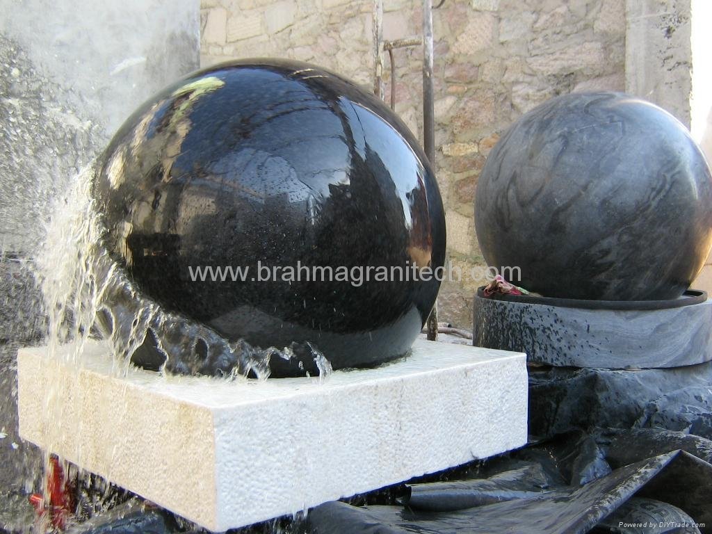 GIANT GRANITE FLOATING SPHERES,LANDSCAPE WATER FEATURE 4
