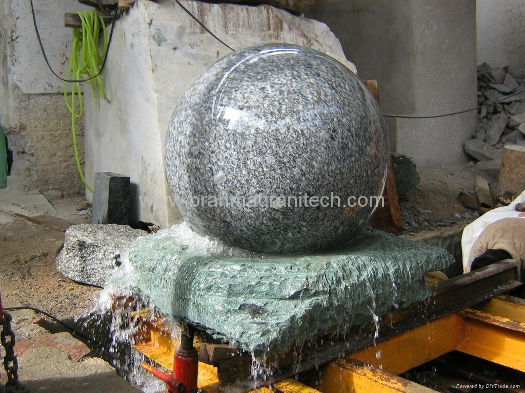 GIANT GRANITE FLOATING SPHERES,LANDSCAPE WATER FEATURE 5