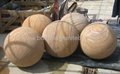 natural garden stone sphere water features