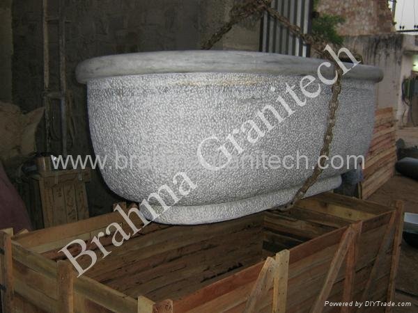 limestone stone bathtub 3