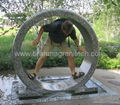 water wheel fountains,wheel water feature 3