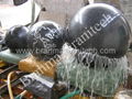 Floating marble stone sphere fountains 5