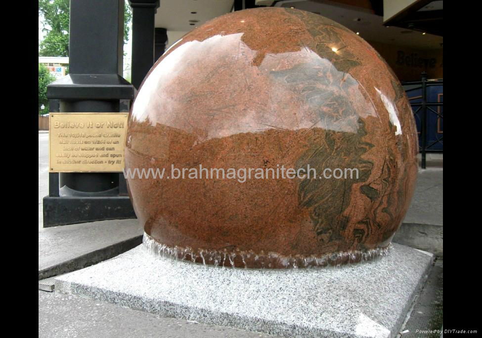 large ball fountain