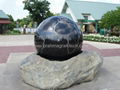 Stone ball fountains