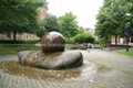 Stone ball fountains