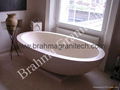 sandstone bathroom bathtub and marble bathtub