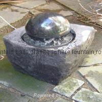 globe fountain sculpture