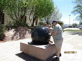 floating sphere fountain