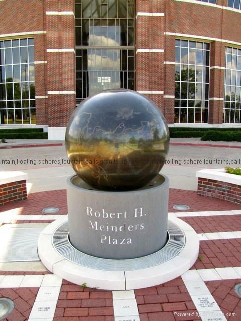 globe water feature