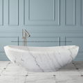 limestone stone bathtub