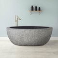 black marble bathtub