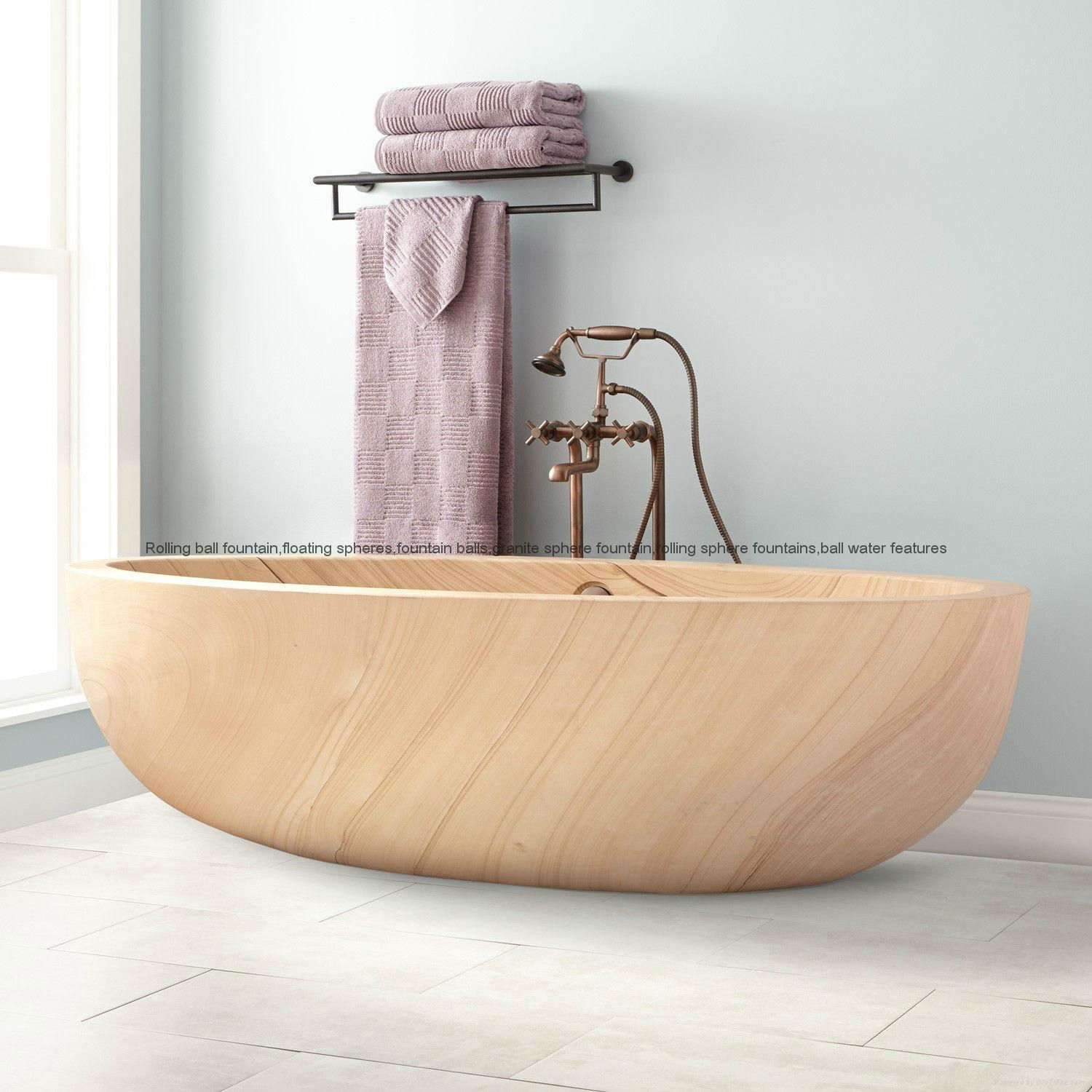 natural stone bathtub