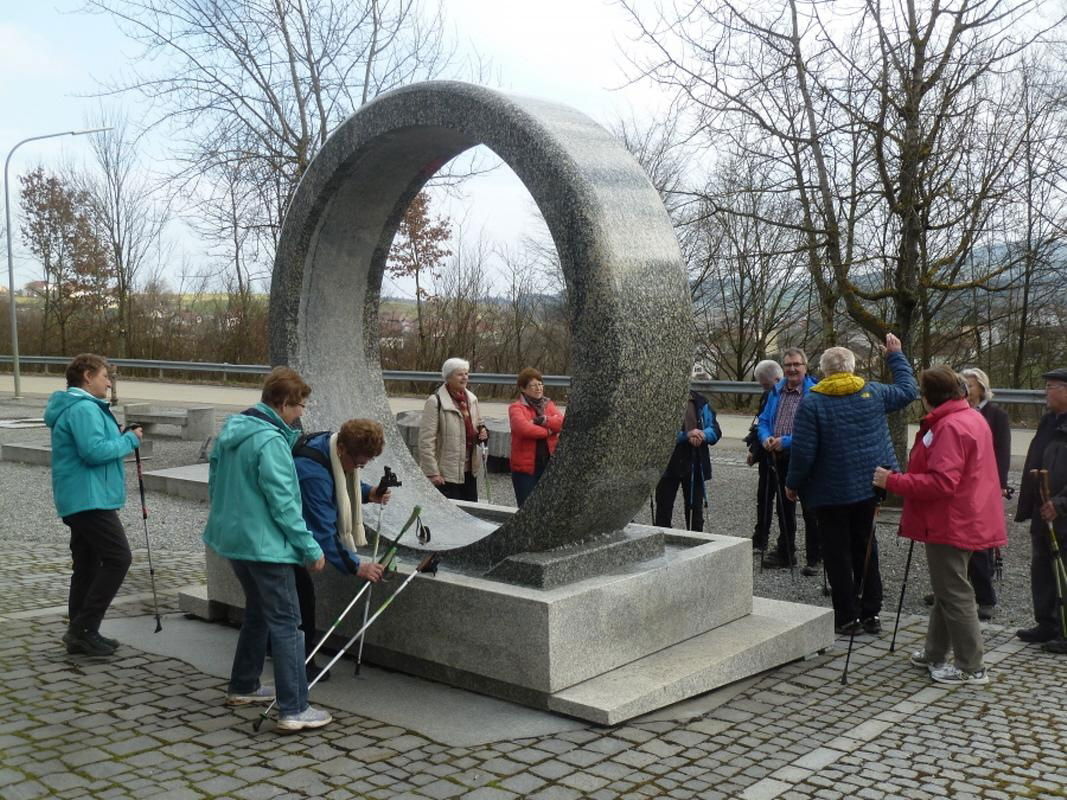 stone ring fountain