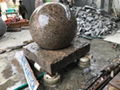 Fountain stone globes,floating globes