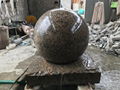 gray stone ball fountain,Spinning sphere water feature