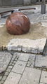 large stone ball fountain,giant ball