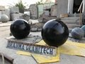 Rotating Granite Stone Ball, Large Revolving Ball, Moving Spinning Stone Balls