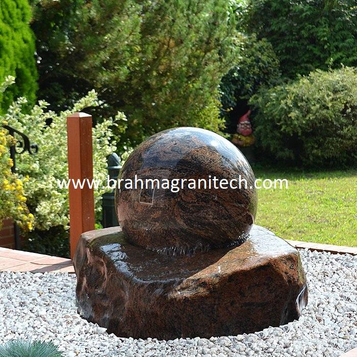 revolving ball fountain