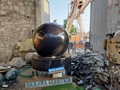 floating globe fountain