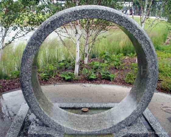 granite floaring ring fountain,ring fountain,rotating ring fountain