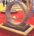 granite floaring ring fountain,ring fountain,rotating ring fountain