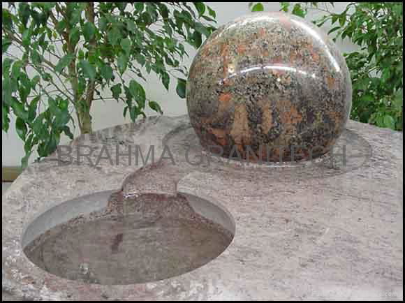 sphere water feature,sphere ball,fountain falls,sphere garden 