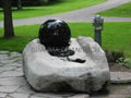 Water revolving globe fountain,marble