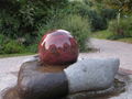 garden globe fountain,spinning globe