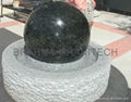 water globe,spinning globe,granite