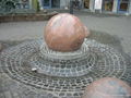 moving ball fountain,moving sphere water