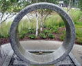 Stone wheel fountains,granite wheel