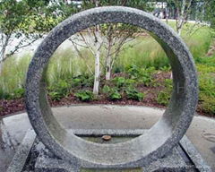 Stone wheel fountains,granite wheel water fountains