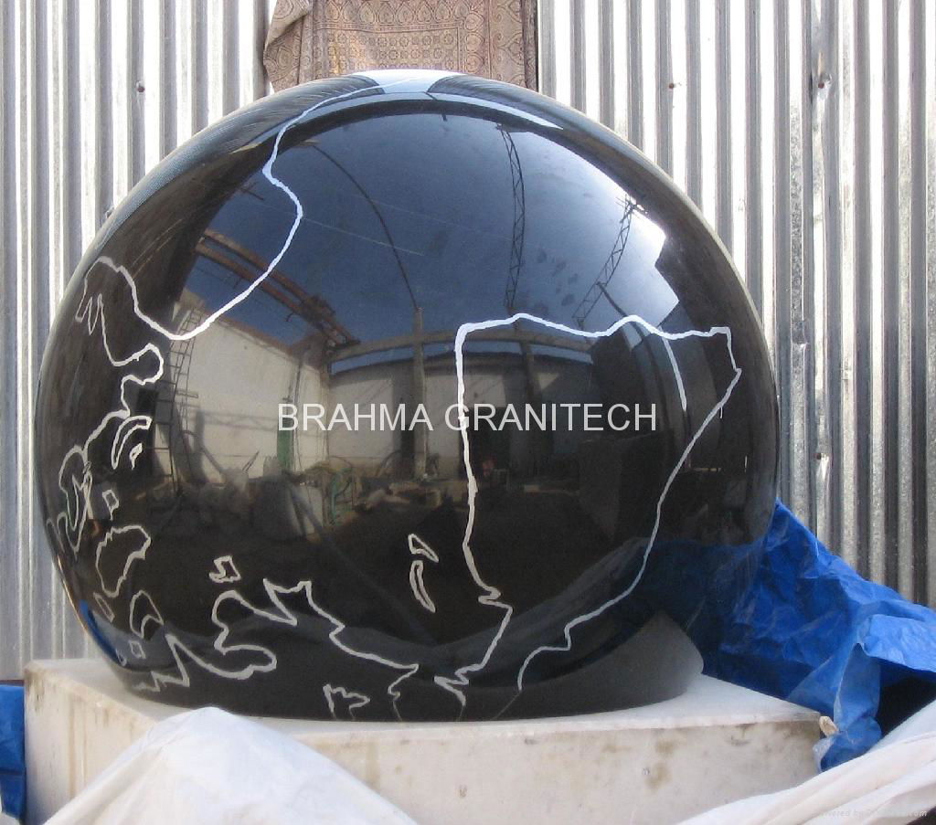 granite fountain balls