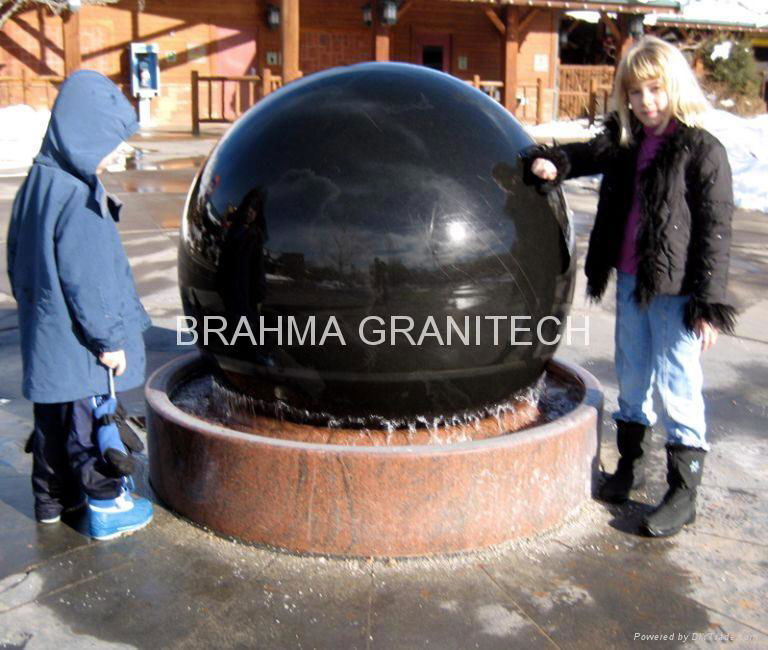 WATER POWERED SPHERE BALLS,GRANITE SPHERES