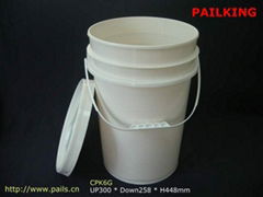 6Gallons -24L Plastic Pail, Plastic buckets, Pl