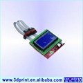 LCD12864 display for 3D printer 12864LCD controller with SD socket and adaptor 2