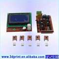 LCD12864 display for 3D printer 12864LCD controller with SD socket and adaptor 4