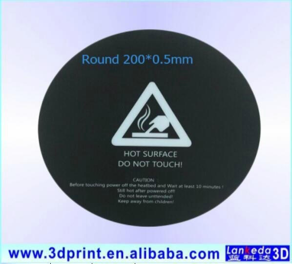 Hotbed/heatbed pad with 3M adhesive tape 160mm diameter*0.5mm