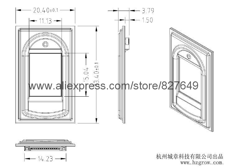 R303半导体电容指纹模块 4