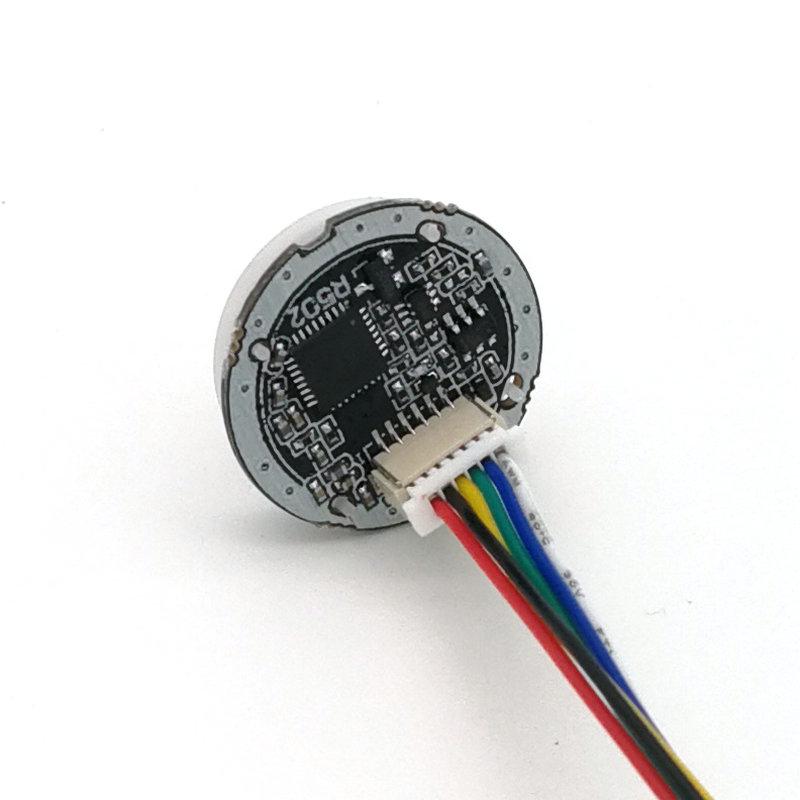R502A圆形电容半导体指纹识别模块 环形双色指示灯 2