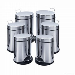 Stainless Steel Oval Dustbin