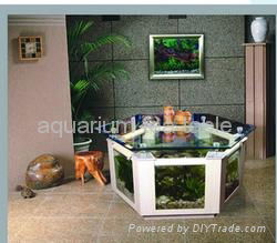 aquarium tea table