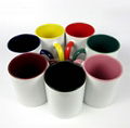 11oz wholesale inner color handle color sublimation mug