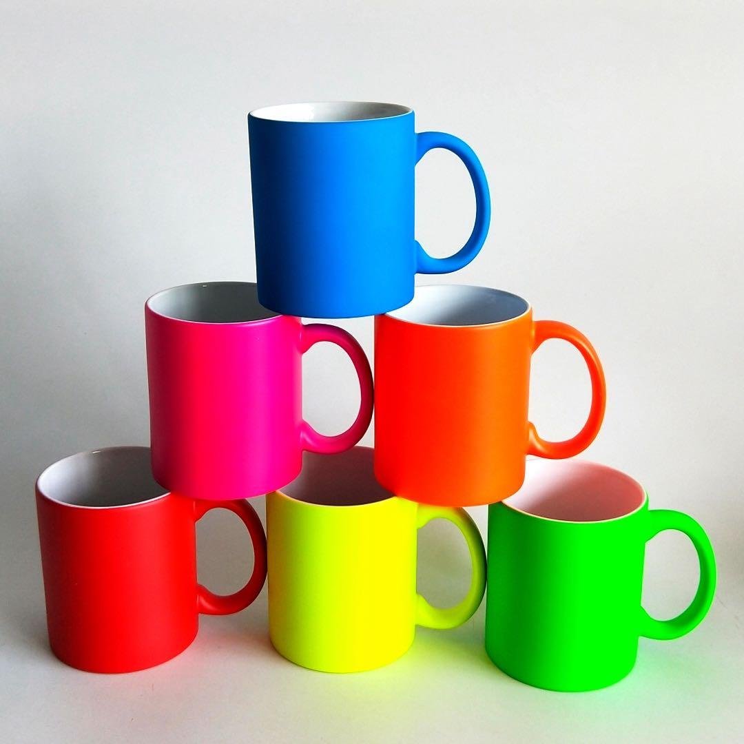11oz wholesale Neon sublimation mug