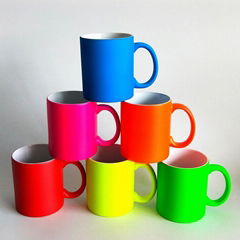 11oz wholesale Neon sublimation mug
