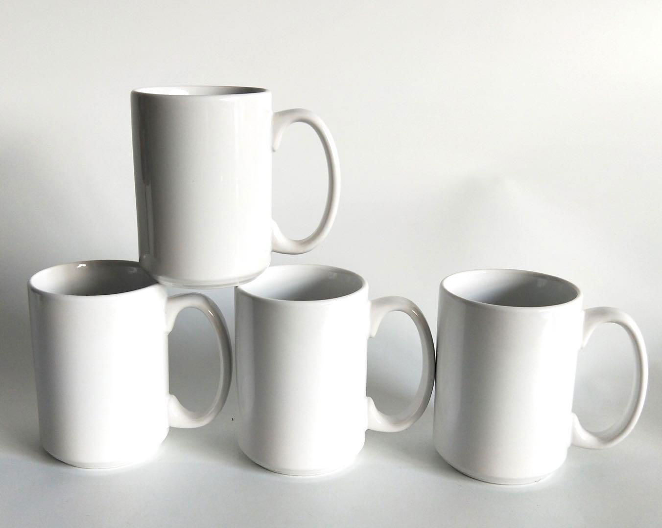 15 oz Wholesale Sublimation Blank Ceramic Coffee Mug 